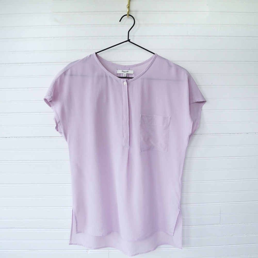 💯 silk blouse  |  Madewell XS